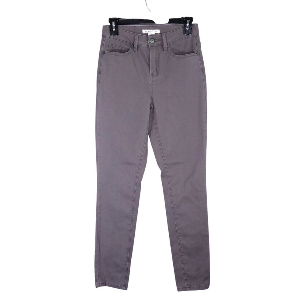 BCBGeneration Jeans Womens 26 Waist Gray Stretch Denim Skinny Leg High Rise bcbg